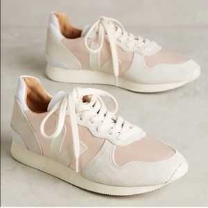 Veja x Anthropologie Blush/White Sneakers